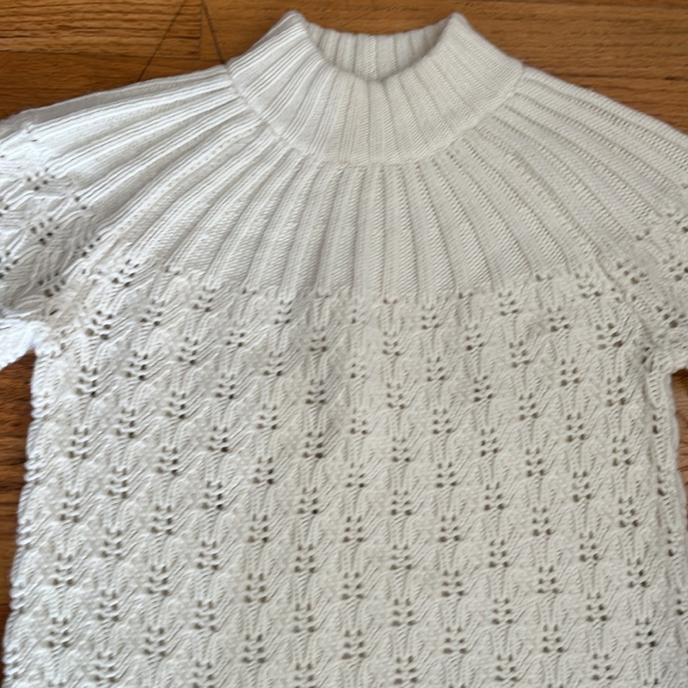 Madewell Stitch Mix Mock Neck Sweater - Picture 5 of 14